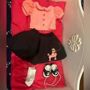American Girl Doll Maryellen’s Poodle Skirt Outfit